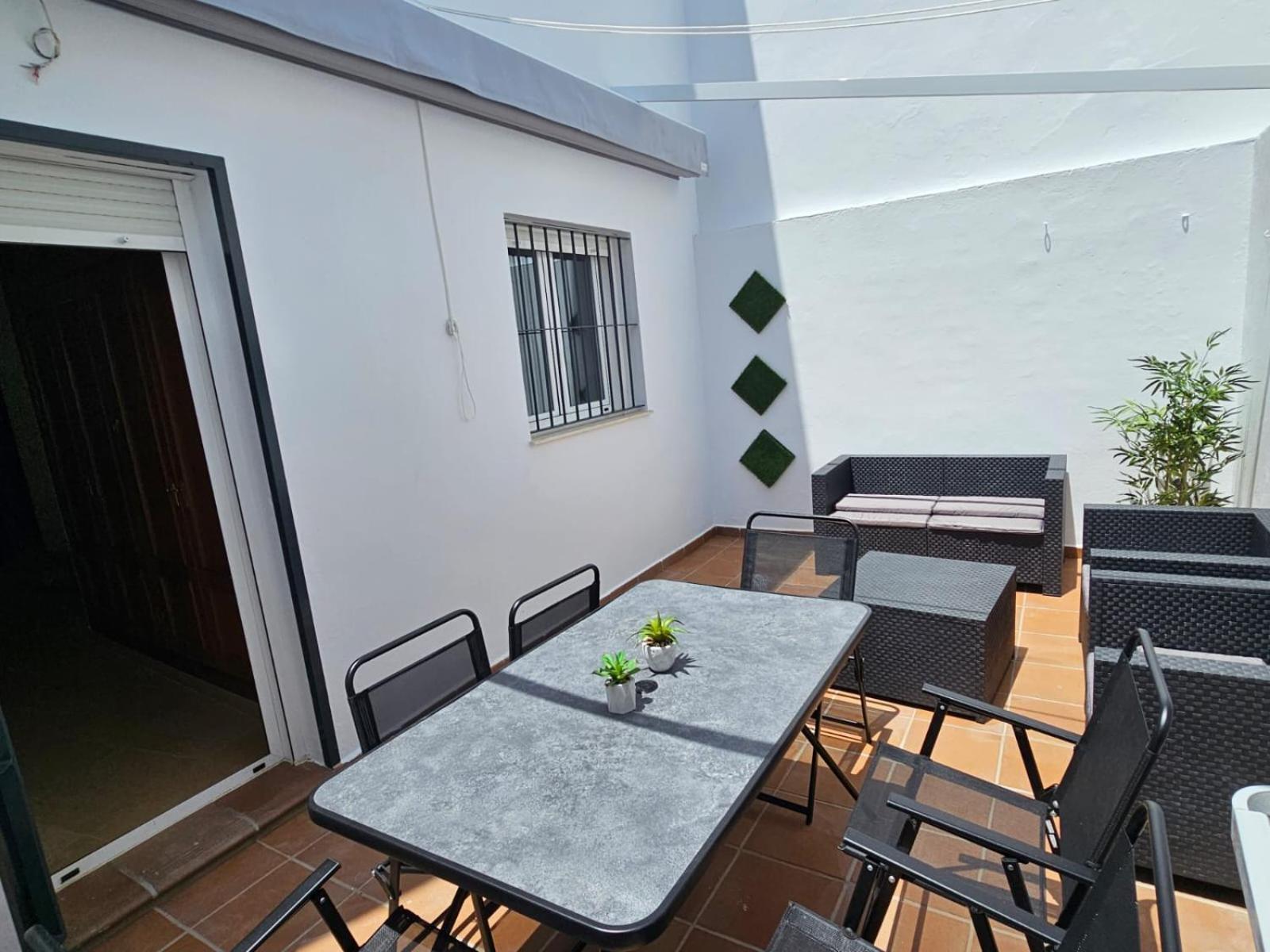 Apartamentos Terraza Chiclana Centro Ciudad ชิกลานา เด ลา ฟรอนเตรา ภายนอก รูปภาพ